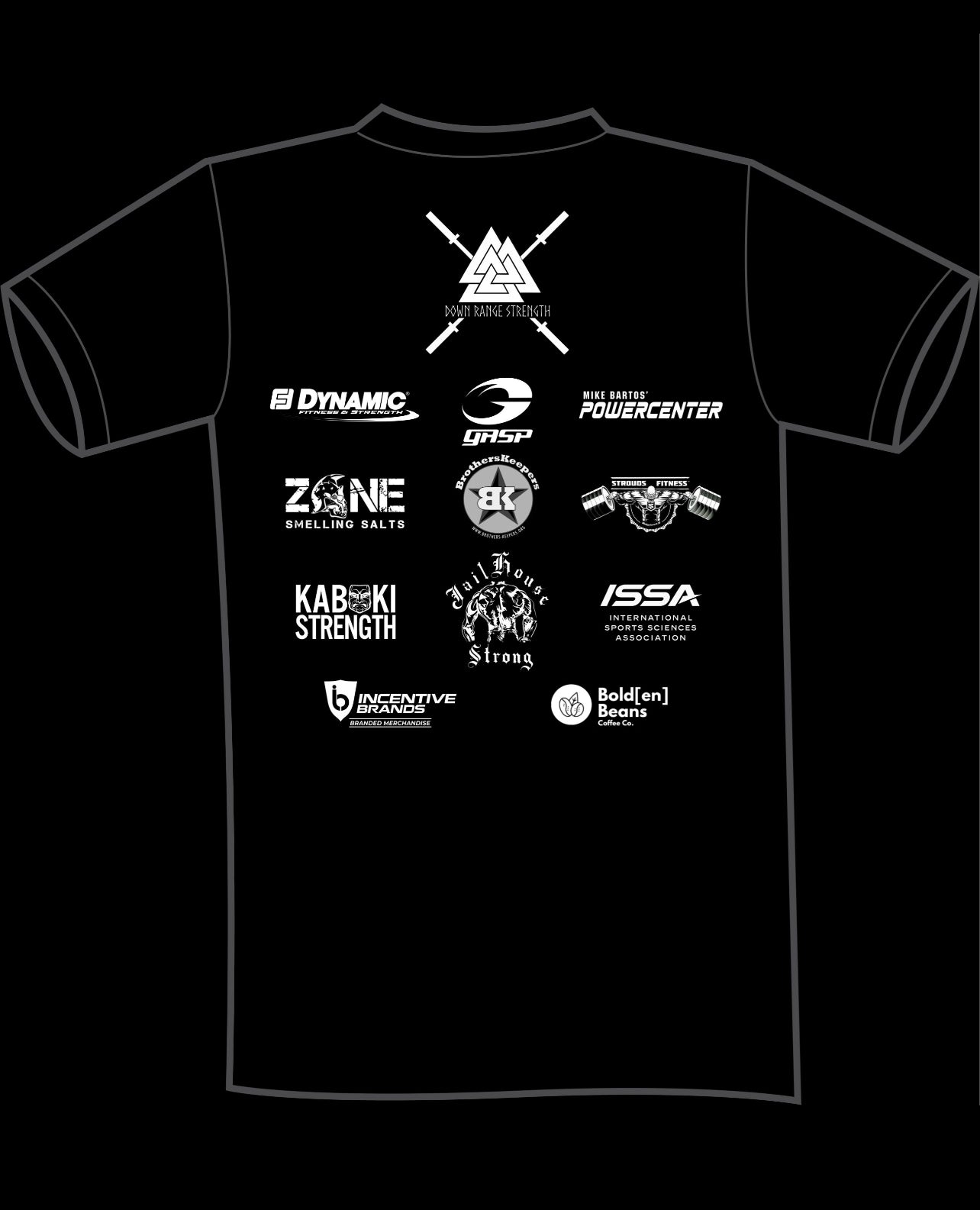 World's Strongest Operator White T-Shirt Eagle (with event logos on back)