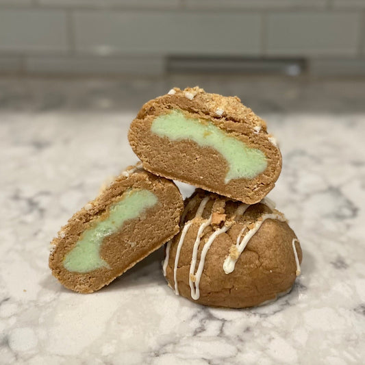 Key Lime Pie Stuffed Cookie