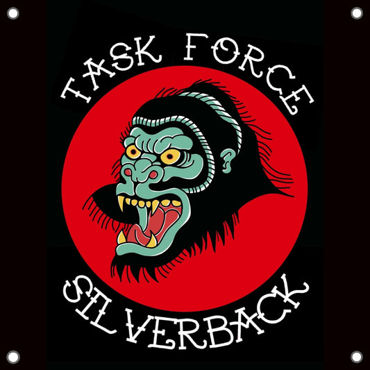 Task Force Silverback 3x3' Banner