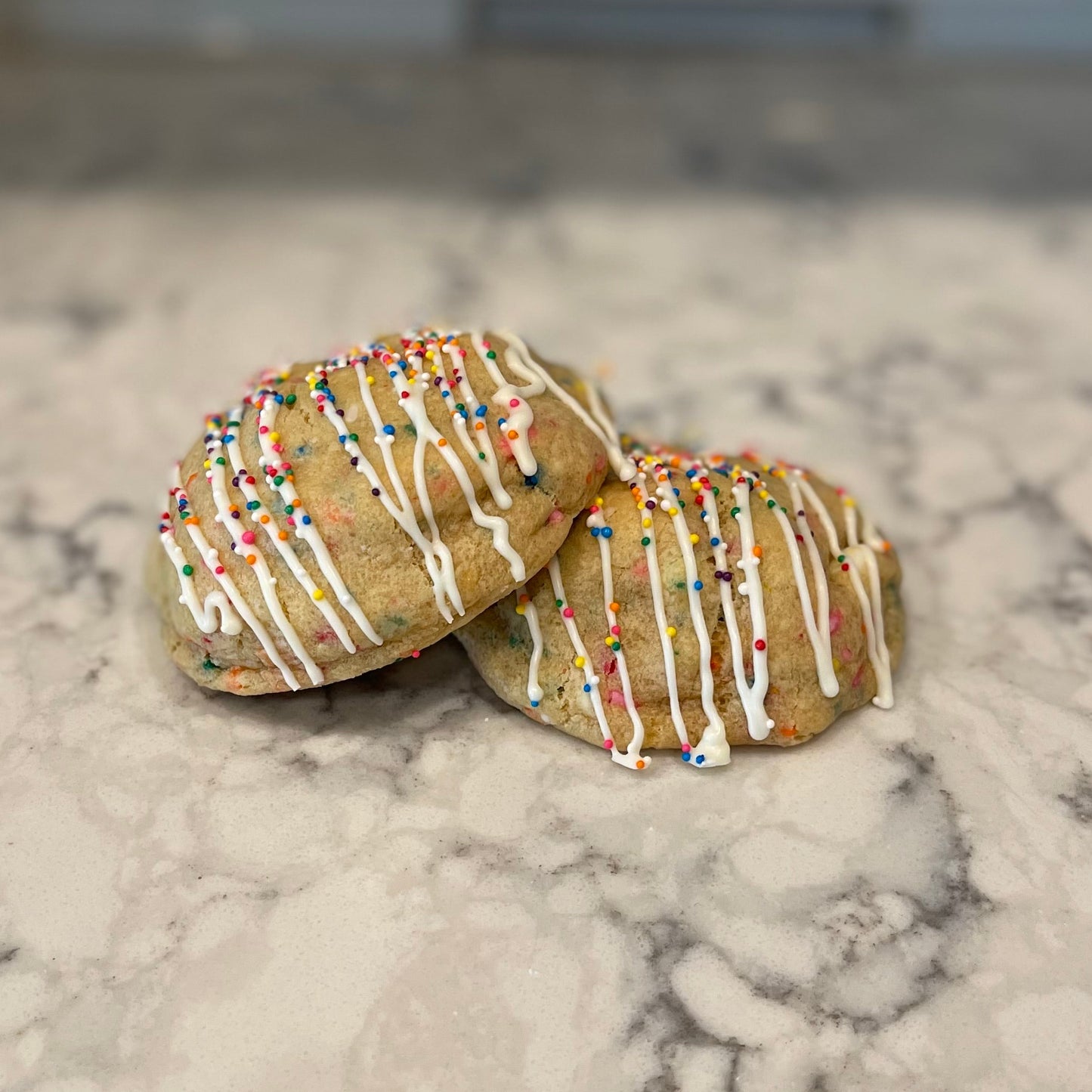 Funfetti Stuffed Cookie