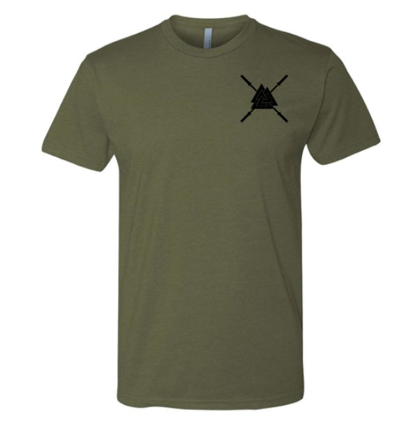 Down Range Strength Military Green Shirt