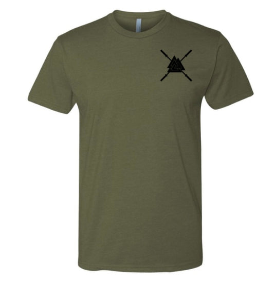 Down Range Strength Military Green Shirt