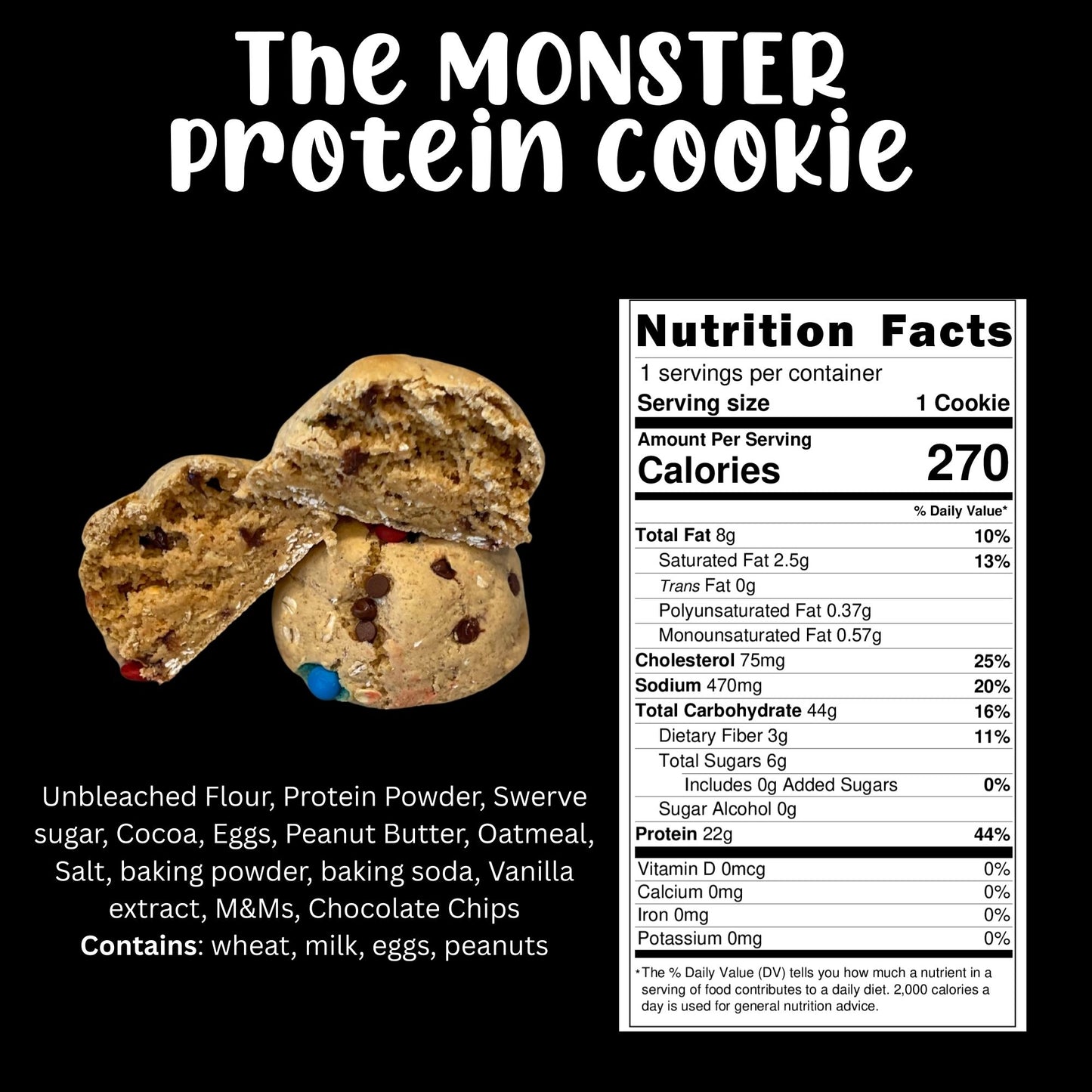 The Monster Protein Cookie