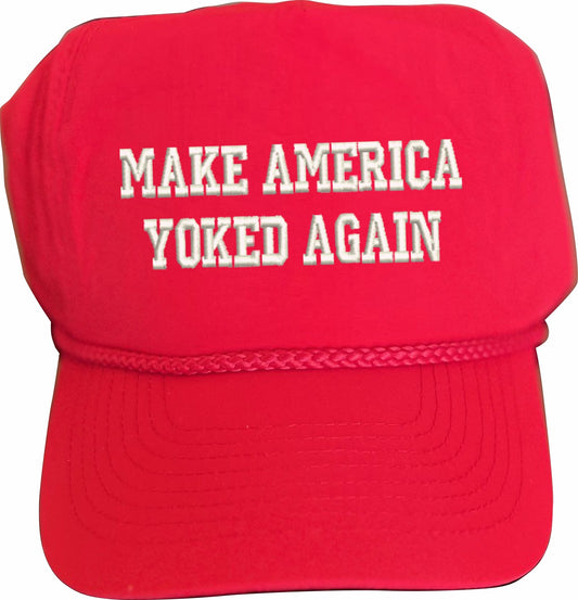 Make America Yoked Again Hat Red