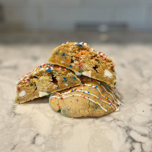 Funfetti Stuffed Cookie