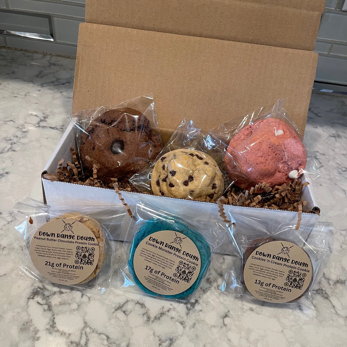 Down Range Dough - 6 Protein Pack