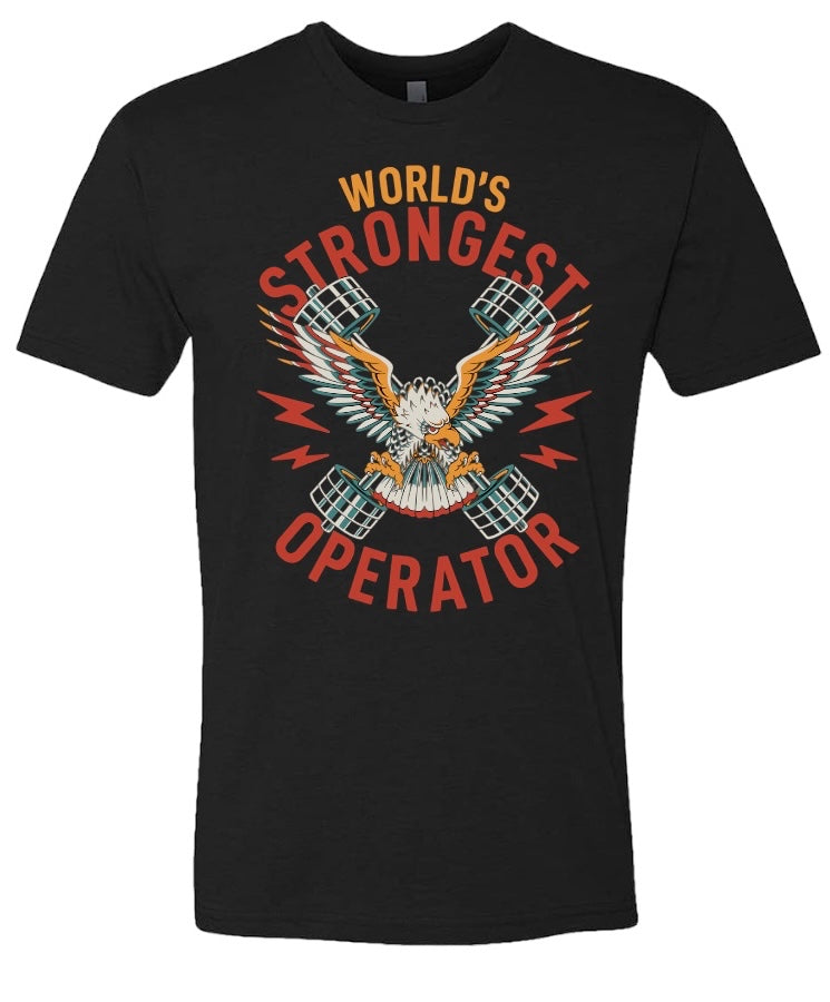 World's Strongest Operator T-Shirt Eagle