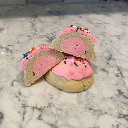 Sugar Cookie Stuffed Cookie