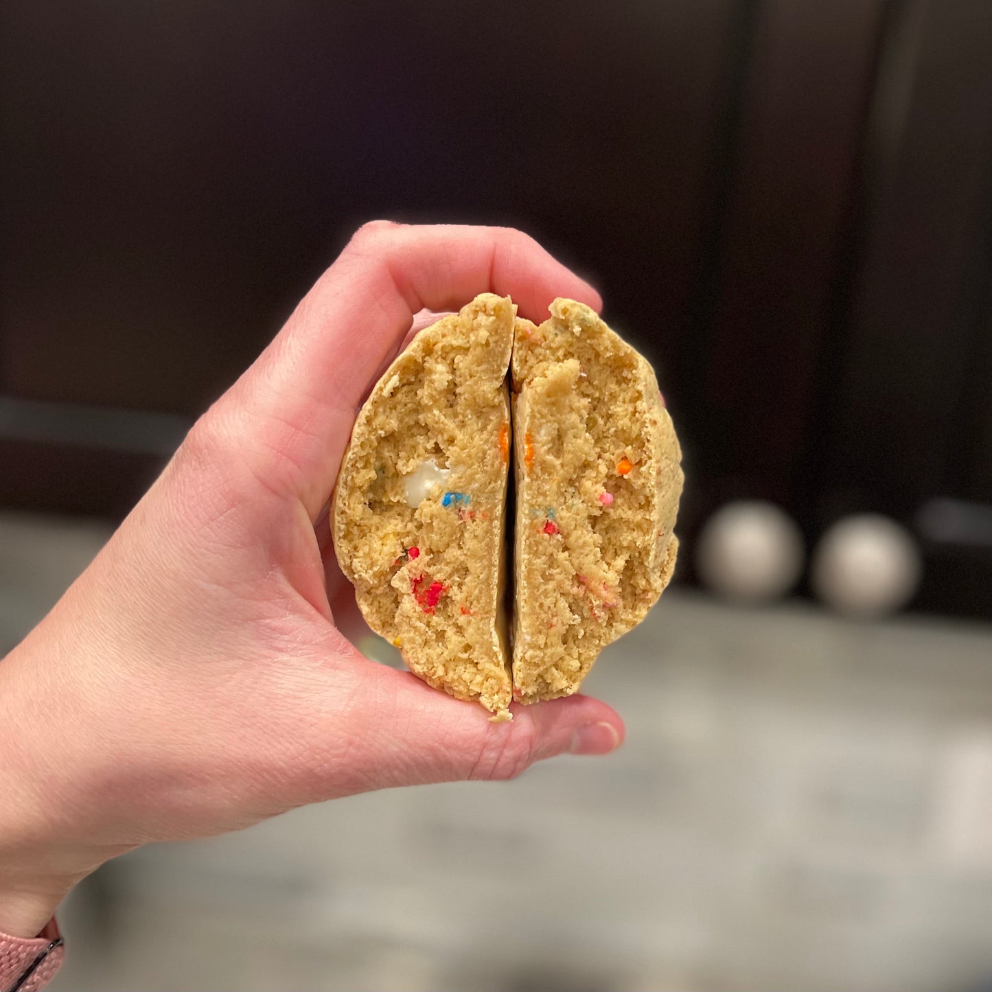 Birthday Cake Protein Cookie