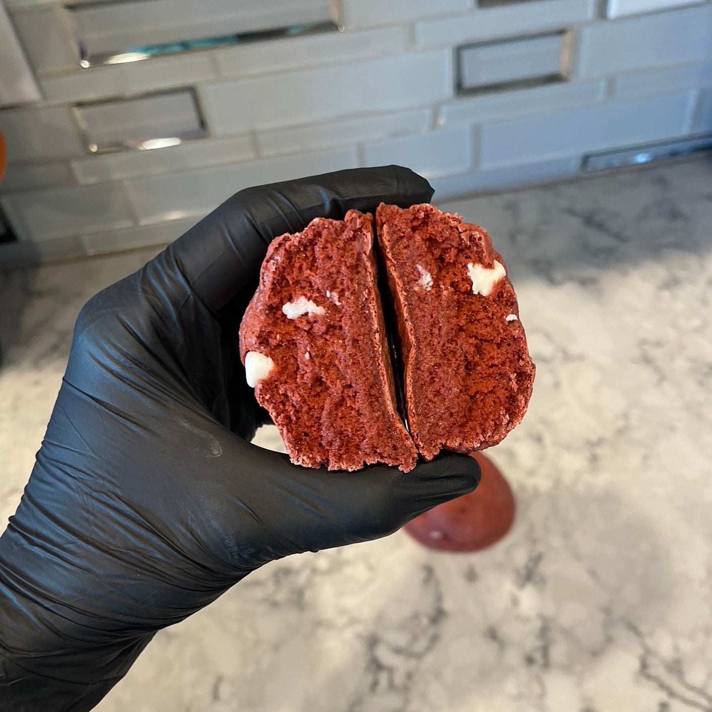 Red Velvet Protein Cookie