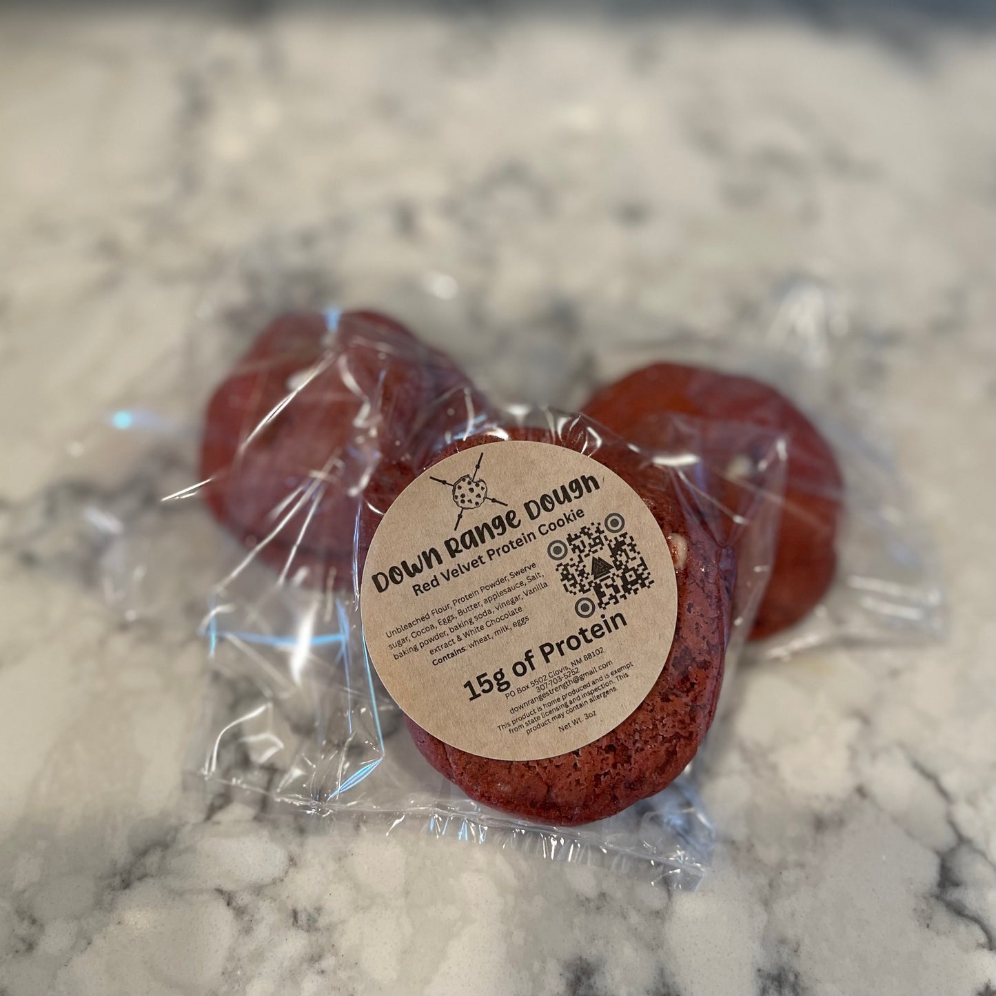 Red Velvet Protein Cookie